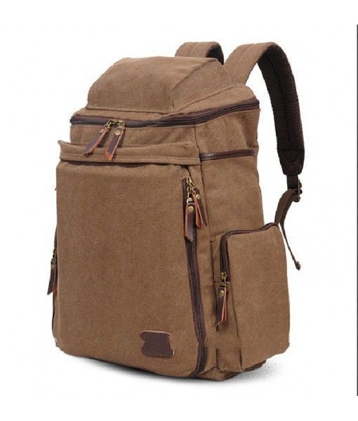 Classic cheap canvas backpack fashion canvas school bag Wholesale High Quality Ethnic Trendy Vintage Canvas Backpack